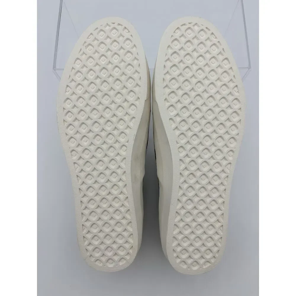 Maison Kitsune Hotel Olympia Canvas Sneakers White Dancing Girls Print Size 8